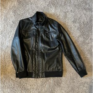 Buffalo black leather jacket